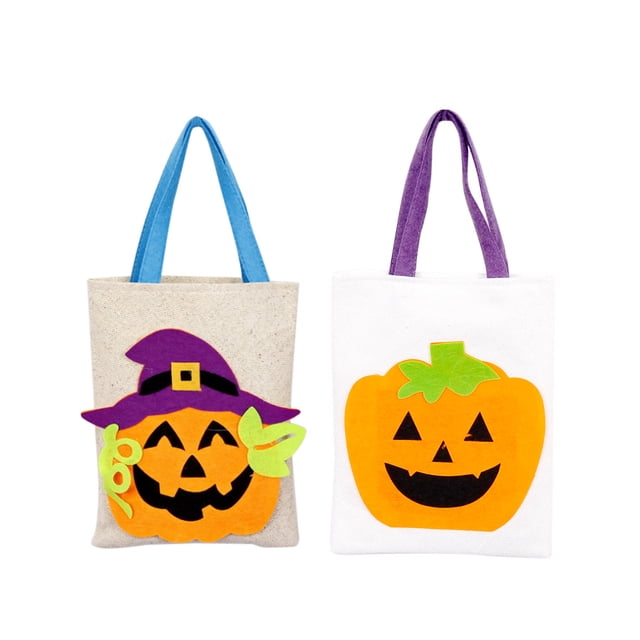 Toystoory Bolso de mano para niños con temática de Halloween, bolso de hombro, bolsa de almacenamiento de dulces para fiestas infantiles, Kits de decoración para fiestas doce Toystoory HA9207-12B