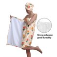 thumbnail image 5 of Colevkie Women 2 Pieces Adjustable Bath Skirt & Cap Bath Wrap Set Bath Wrap Towel Hair Drying Cap Soft Portable for Travel Bathroom Sauna Printed Vintage Florals Pattern, 5 of 8