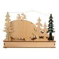thumbnail image 3 of Kurt Adler Battery-Operated Wooden Light-Up Camper Table Piece, 7.5-Inch, 3 of 4