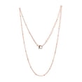 thumbnail image 1 of CHN-101 Moda Oro Rosa Contraído Collar de Acero de Titanio Gargantilla Accesorio de Joyería, 1 of 3