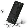 thumbnail image 2 of For Samsung Galaxy S23 Plus Heavy Duty Protection Hybrid Built-in Kickstand Rugged Shockproof Military Grade Dual Layers Cover ,Xpm Phone Case [ Black ], 2 of 8