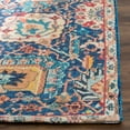thumbnail image 3 of SAFAVIEH Saffron Jessamine Border Cotton Area Rug, Blue/Orange, 4' x 6', 3 of 7