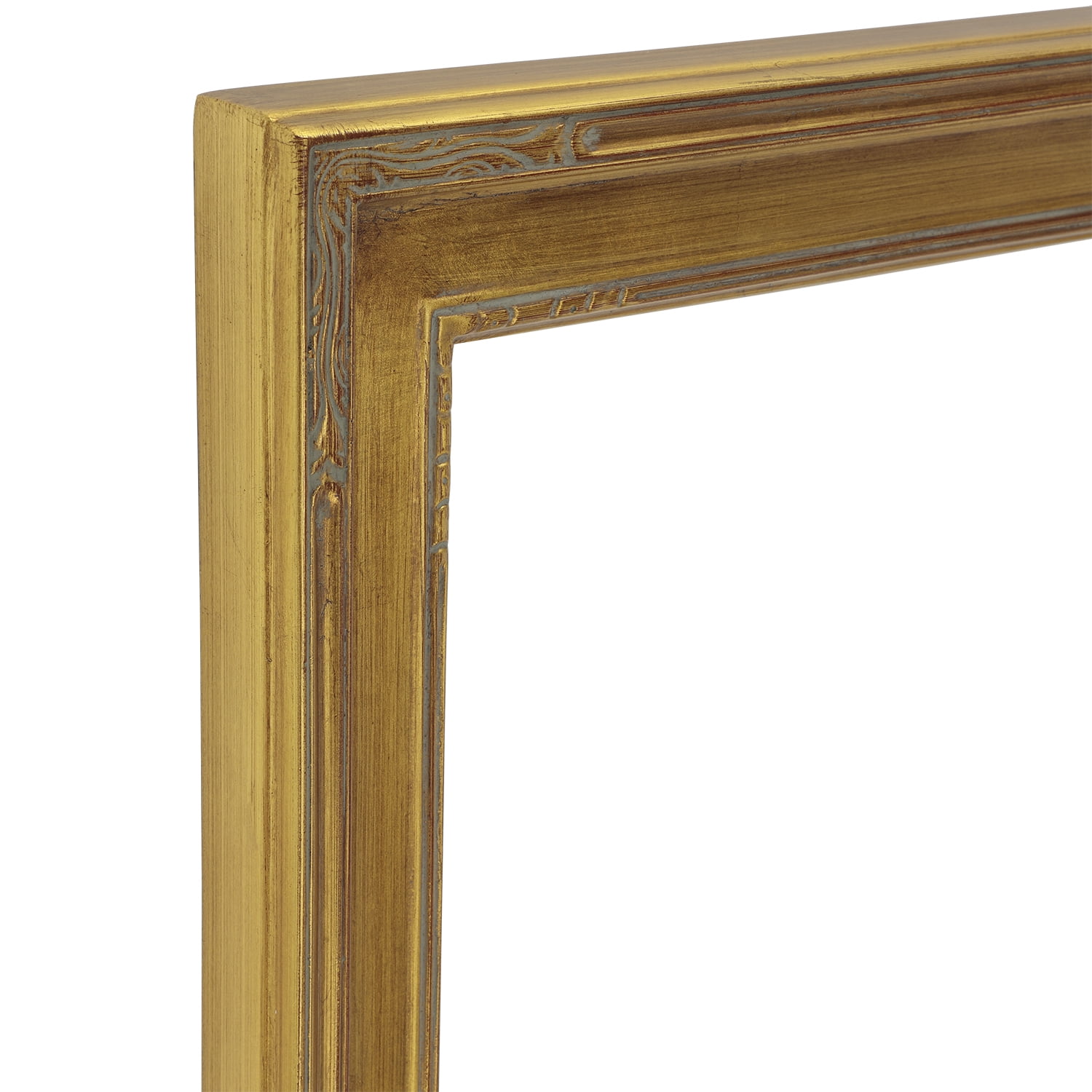 Creative Mark Plein Air Museum Collection Nouveau Picture Frame Solid Wood Composition Hand-Leafed Museum Quality Closed Corner  - Gold 18x24