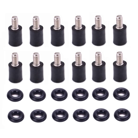 FPVDrone M2 Tornillos fijos antivibración Hardware de montaje Separadores de goma espaciadores para FPV Drone F3 F4 Mini controlador de vuelo (12 piezas)