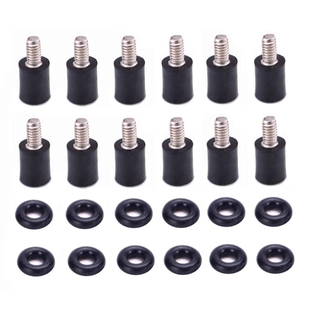 FPVDrone M2 Tornillos fijos antivibración Hardware de montaje Separadores de goma espaciadores para FPV Drone F3 F4 Mini controlador de vuelo (12 piezas)