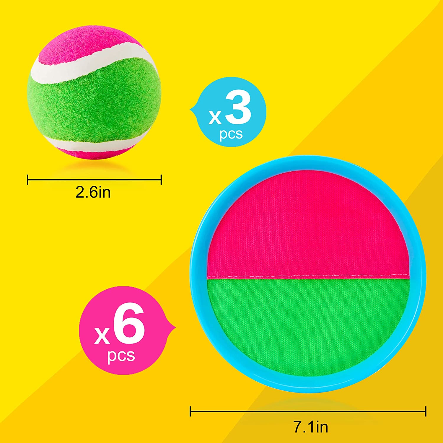 Throwing and catching game set, classic outdoor games, beach games, backyard games, ideal for