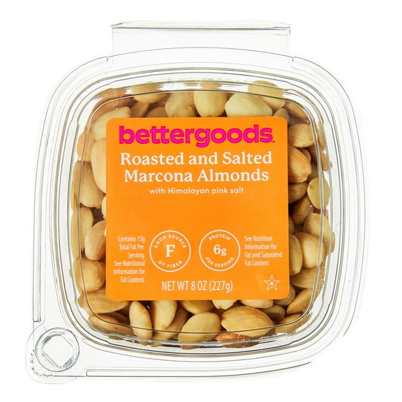 bettergoods Roasted and Salted Marcona Almonds, 8 oz