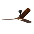 thumbnail image 7 of Kuzco Lighting Cf97860 Baylor 60" 3 Blade Indoor Smart Ceiling Fan - Matte Black / Natural, 7 of 7