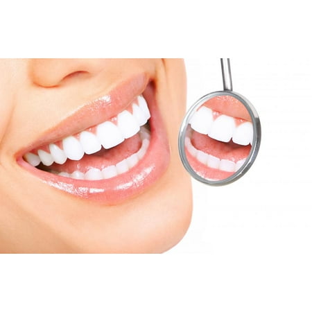Wallmonkeys dents saines peler et coller Stickers WM112720 (18 W x 14 H)