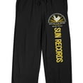 thumbnail image 2 of Sun Records Memphis Logo Men's Black Sleep Pants With Drawstring-Small, 2 of 4