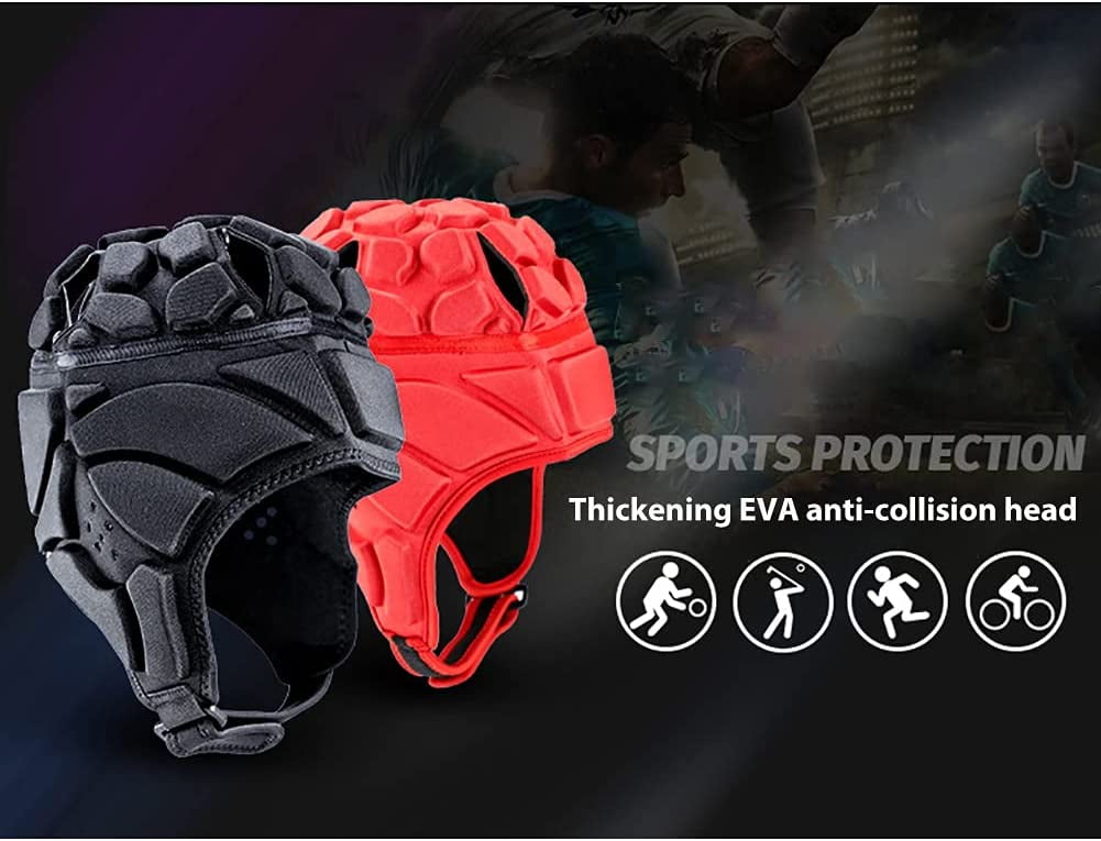Protective Headgear Soft Shell Rugby Soccer Game Training Headguards for Kids 