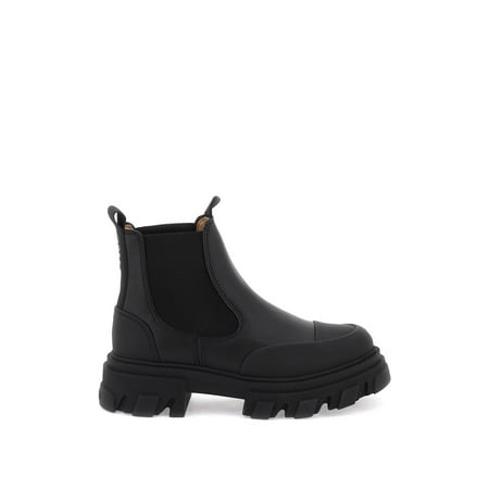 

Ganni Cleated Low Chelsea Ankle Boots Women