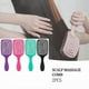thumbnail image 1 of 2X Black+Rose Red Hairbrush Hair Scalp Massage Comb Wet Dry Curly Detangle Hair Brush Salon Hairdressing Styling Tools, 1 of 4