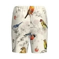 thumbnail image 5 of Easygdp Little Birds Men's Short Pajama Pants, Sleep Shorts, Household Pants, Casual Pants with Pockets - X-Large, 5 of 9