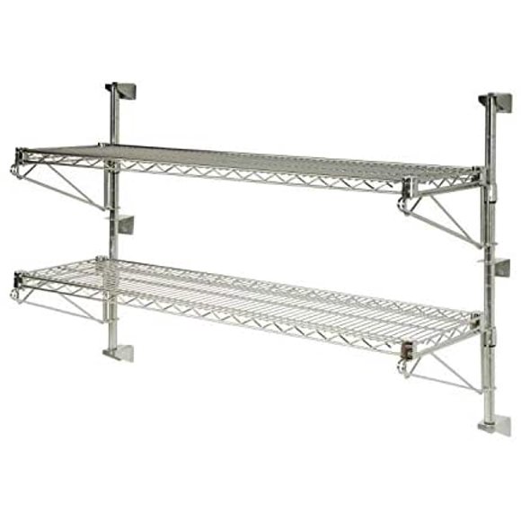 Chrome Wall Shelving