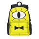 thumbnail image 2 of Mochila de dibujos animados de Gravity Falls Bill Cipher para mujer, mochila informal para estudiantes, mochila para ordenador portátil, mochila de viaje para niños, bolso de hombro, 2 of 5