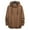 Brown, variant on Mens Hoodies Shirt Casual Athletic Workout Fashion Hooded Lightweight Jersey Sweatshirt Long Sleeve with Drawstring Brown M(M)