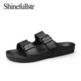 thumbnail image 2 of Summer adjustable soft-soled slippers for men flat EVA slippers lightweight non-slip slippers size 34-47 48 49, 2 of 4