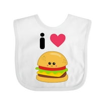 Inktastic I Love Cheeseburgers Boys or Girls Baby Bib