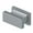 Brushed Chrome, variant on Deltana AN138U14 Contemporary Knob, Anvil, 3/4" x 1-1/2" x 7/8" in Polished Nickel