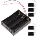 thumbnail image 1 of 6pcs Wired 3 x 3.7V AA Battery Holder Plastic Case Battery Storage Case, 1 of 4