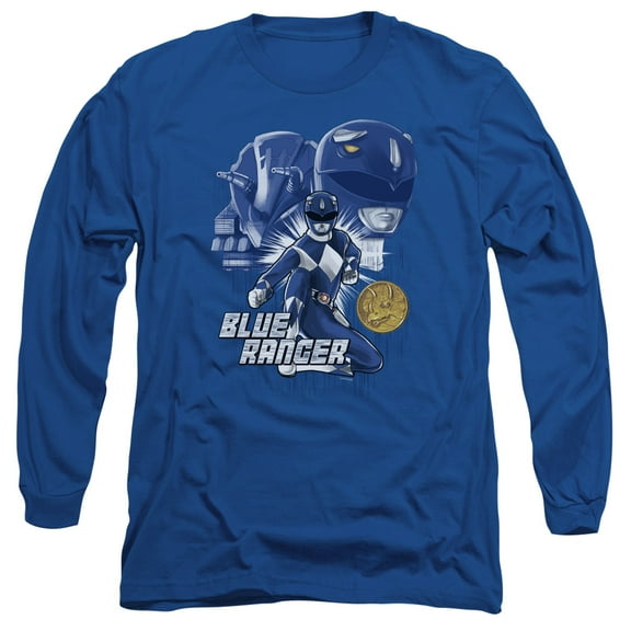 Power Rangers - Blue Ranger - Long Sleeve Shirt - XX-Large