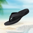 thumbnail image 1 of Men chanclas arcos con arco sandalias ortopédicas cómodas zapatillas de apoyo para la playa sin deslizamiento para los pies alivio del estrés, 1 of 9