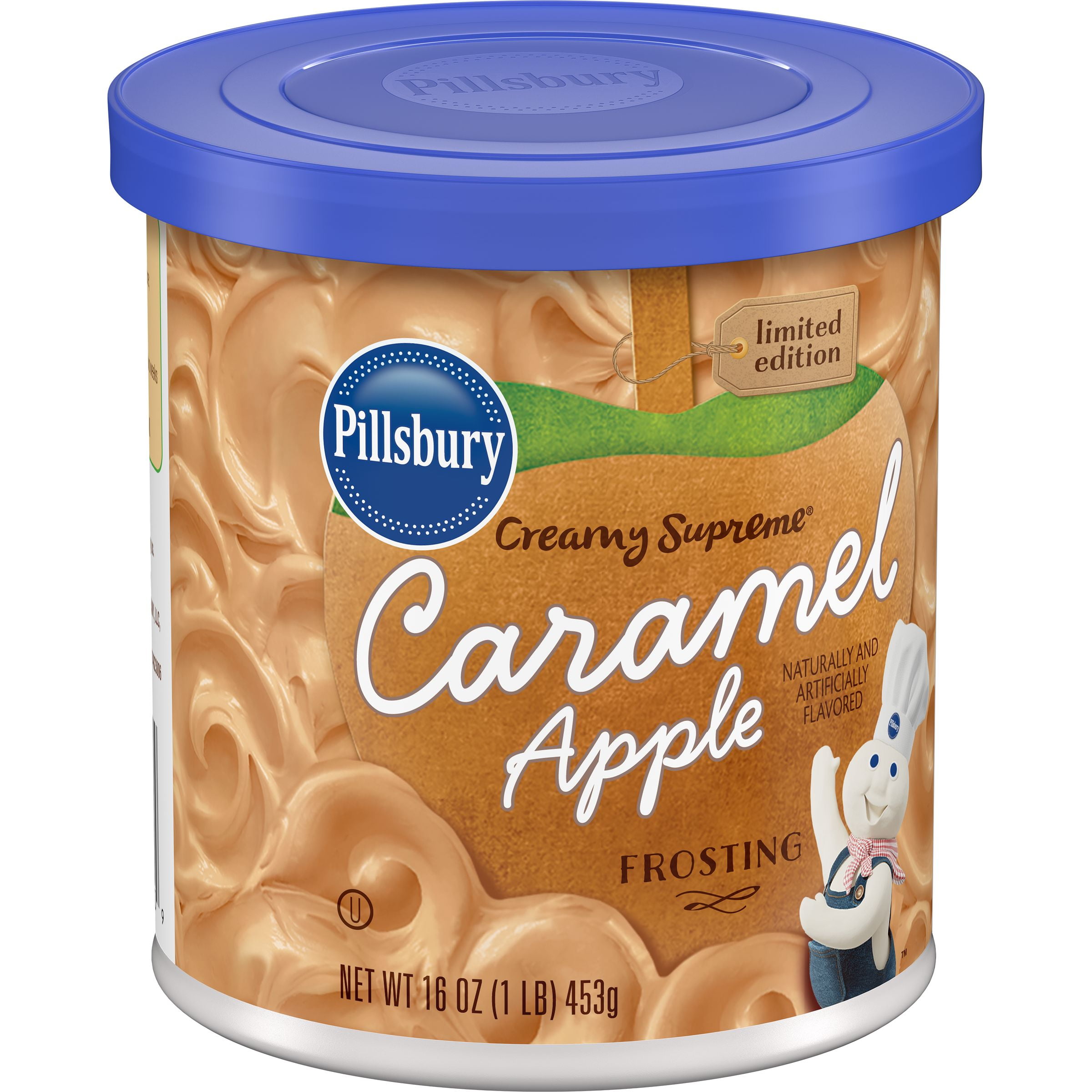 Pillsbury Creamy Supreme Caramel Apple Flavored Frosting 16 OZ Can