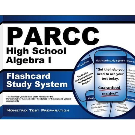 Parcc High School Algebra I Flashcard Study System Parcc