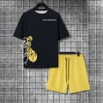 thumbnail image 3 of WILLBEST Conjunto de Traje para Hombre con Estampado de Oso para Uso Exterior E Informal. Combinación de Manga Corta y Pantalones Cortos para Verano. Ideal para Relajación y Actividades Físicas., 3 of 3