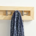 thumbnail image 3 of Better Houseware 4865 Milano Hook Horizontal Rack, Chrome/Natural Wood, 3 of 4