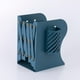 thumbnail image 1 of Sujetalibros de metal TUNC ajustable organizador estante decorativo con portalápices azul, 1 of 5