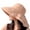 Khaki, variant on HUANLEDASH Wide Brim Shawl Design Fisherman Hat Women Summer Solid Color Ponytail Visor Hat Costume Accessories
