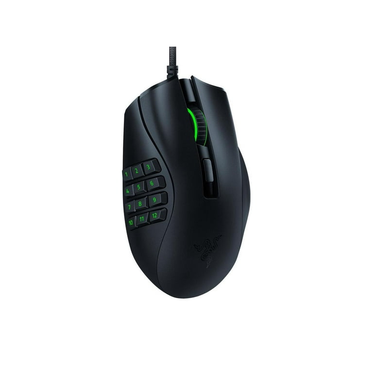 Razer Naga X Wired MMO Gaming Mouse: 18K DPI Optical Sensor - 2nd-gen Razer  Optical Switch - Chroma RGB Lighting - 16 Programmable Buttons - 85g - 