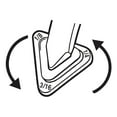 thumbnail image 4 of Hyper Tough 3-in-1 Caulk Tool with Stainless Steel Scraper End and Silicone Rubber Smoother, 4 of 7
