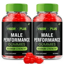 Vigor Plus Gummies for Men – VigorPlus Male Virility Solution, Vigor Plus Overall Daily Health to Support Performance, 2 Pack, 120 Gummies
