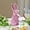 Pink, variant on 4PCS Easter Decoration Sparkling Foam Bunny Figurine with Bow tie 8.6" Glitter Rabbit Tabletop Ornament for Easter Centerpieces Spring Home Office Table Decor
