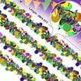 thumbnail image 6 of Carnival Party Ribbons & Decorations | 200cm Multicolor Streamer Garlands, Plastic Decorative Mask Banner for Costumes, Holiday Photo Backdrop, Easy Storage, Festive Home Decor, 6 of 7