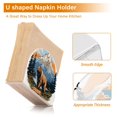 thumbnail image 4 of Bear Iceberg Trees Mountain Lake Napkin Holder for Table Clear Napkin Stand Paper Holder Acrylic Organizer Dispenser Napkins for Dinner Kitchen Restaurant Room, 4 of 8
