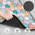 thumbnail image 3 of Fuzoiu Colorful Cute Pig Print Carpet Floor Mats for Car,Car Foot Mat Set,Universal Fit 4 Piece Mat Pad Set,Fits Most Cars Trucks Vans Sedans SUV Auto Carpet Mat Se, 3 of 7