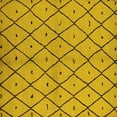 thumbnail image 1 of Ahgly Company Machine Washable Indoor Square Solid Yellow Modern Area Rugs, 3' Square, 1 of 4