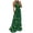 Green, variant on ICHUANYI Womens Tropical Print Halter Backless Maxi Dress Elegant Sleeveless Beach Dress Spring Summer Fashion 2024