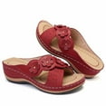 thumbnail image 4 of Sandalias florales informales a la moda para mujer, zapatos de cuña, pantuflas para exteriores Wmkox8yii ytu7956, 4 of 6