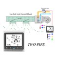 thumbnail image 3 of Two Pipe Wifi Voice Intelligent Room Thermostat Digital Programmable Temperature Controller for Air Conditioner BAC-002ALW, White, 3 of 7