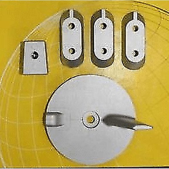 Yamaha Zinc Anode Kit for 40-60HP Yamaha Engines Military Grade Zinc w/ Hardware 21108