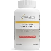 Integrative Therapeutics - Vitamin D Cell Defense Gummies - Immune Support Vitamin D3 Cholecalciferol | Mixed Fruit Flavored, 120 Gummies