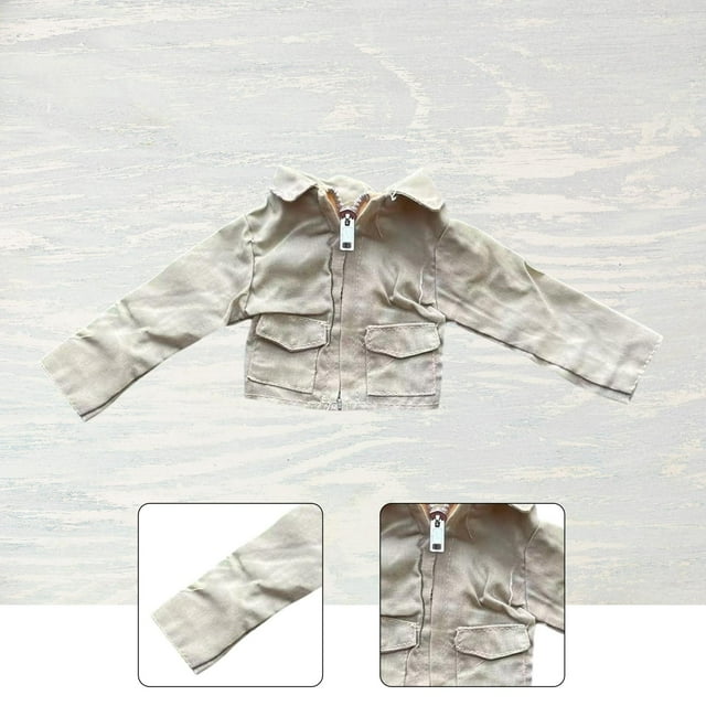 Chaqueta/Abrigo para Figuras de Acción a Escala 1:6, Disfraz, Mini Accesorios de Moda para Muñecas de Cosplay para Figuras de Acción de 12 Pulgadas