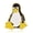 Gold, variant on Tux the Linux Penguin Hard Enamel Lapel Pin | Clayton Jewelry Labs