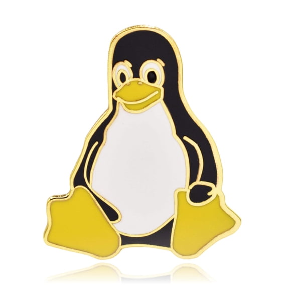 Tux the Linux Penguin Hard Enamel Lapel Pin | Clayton Jewelry Labs