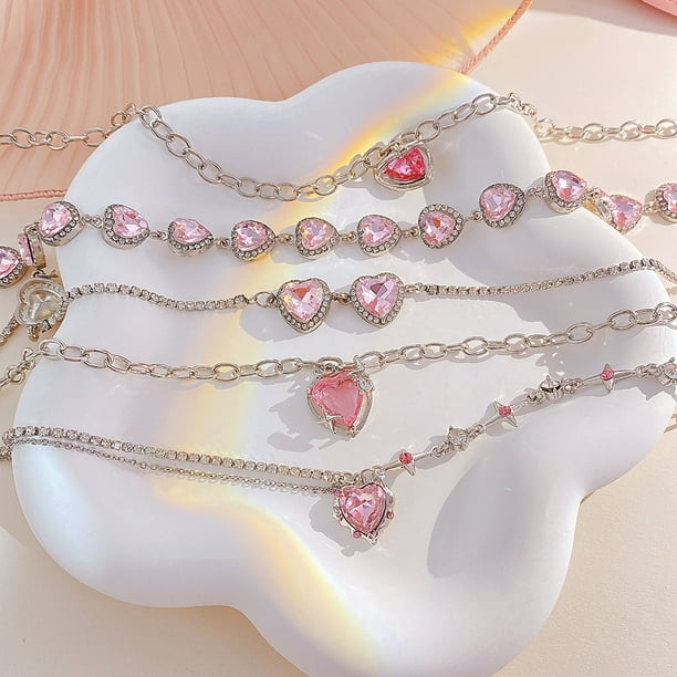 Collar Colgante Clave / Collar De Oro Rosa / Llave Encanto | Etsy